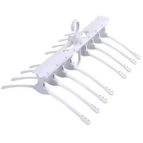 EvaroFly Multipurpose Portable Stretch Magic Folding Hanger, Save Space Storage Clothes Hanger, Household Travel Camping -White 52x42x23cm EvaroFly Multipurpose Portable Stretch Magic Folding Hanger, Save Space Storage Clothes Hanger, Household Travel Camping -White 52x42x23cm