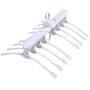 EvaroFly Multipurpose Portable Stretch Magic Folding Hanger, Save Space Storage Clothes Hanger, Household Travel Camping -White 52x42x23cm
