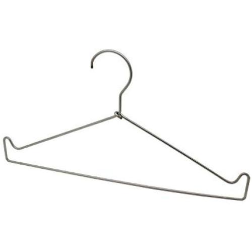 FixtureDisplays Stainless Steel Strong Metal Wire Hangers Clothes Hangers Everyday Hangers 15653