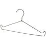 FixtureDisplays Stainless Steel Strong Metal Wire Hangers Clothes Hangers Everyday Hangers 15653