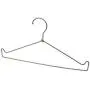 FixtureDisplays Set of 5 Stainless Steel Strong Metal Wire Hangers Clothes Hangers Everyday Hangers 15653