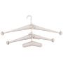 3Pcs PENGY’s Portable Travel Hanger Telescopic Adjustable Mini Non-Slip Clothes Hanger