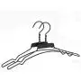 Luxury Wide Shoulder Matte Black Metal Coats Hanger for Clothes, Strong Double Line Heavy Duty Garment Hanger (10 Pieces) Luxury Wide Shoulder Matte Black Metal Coats Hanger for Clothes, Strong Double Line Heavy Duty Garment Hanger (10 Pieces)