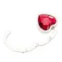 Foldable Purse Handbag Hanger Hook Holder Heart Shape Red Foldable Purse Handbag Hanger Hook Holder Heart Shape Red