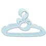 Topwon Kids Clothes Hanger Set Bear Cartoon Shaped 5 Pieces Great for Babies, Kids, and Children’s Clothing (Blue)