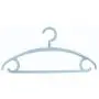 HNIWDJ 5 Packs Clothes Hangers Household Plastic Clothes Support Multi-Function Drying Racks Thick Wide Shoulders Without Drying Racks Non-Slip Hangers (Color : Blue)
