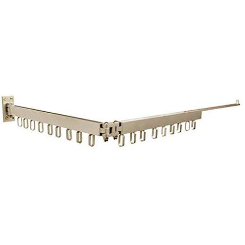 Youzpin Multi-Function Expandable Drying Rack,Wall Mounted Clothes Hanger 360 Degree Rotating for Bathroom Balcony