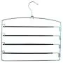 comingfit 2 Pack of Pants Hangers, No Slip Multi Pant Hanger for Jeans Trousers, Skirts, Scarf, 5 Swing Arms Pant Rack