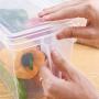 PENGKE Plastic Food Storage Container,with Lid and Handle,Food Storage Organizer Boxes Fresh Boxes for Kitchen Refridgerator Fridge Desk Cabinet Food Storage,Holds Furit Eggs Vegetables,Pack of 4