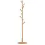 HGXC Full Beech Wood Floor Coat Rack Solid Wood Simple Modern Interior Bedroom Living Room Hanger Clothes Hook (Color : Wood)