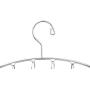 DurReus Strong Stainless Steel Laundry Drying Rack Clothes Hanger with 10 Clothespins Indoor Space Saver Hanging Clothing Organizer Mitten Sock Hangers