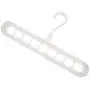 10Pcs 9 Holes Support Clothes Hanger Home Clothing Drying Rack Storage Holder for Clothes Layer Storage Racks Wardrobe Random Color