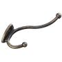 She-love Metal Handle Hook Hanger Clothes Hat Coat Robe Hanging Single Hook Wall Door (2 Pcs)