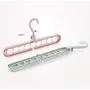 WENMOS Magic Clothes Hanger Organizer, Space Saving Hangers with Multifunction Rotate Anti-Skid, Foldable Hangers for Wardrobe Storage, Cascading Hangers of Sturdy Plastic