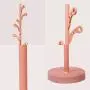 Y.H.Valuable Coat Racks Simple Floor Coat Rack Vertical Metal Hanger Bedroom Living Room Clothes Rack Simple Warm Pink Floor Hanger Entryway Furniture