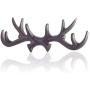 Comfify Vintage Cast Iron Deer Antlers Wall Hooks Antique Finish Metal Clothes Hanger Rack w/Hooks | Includes Screws and Anchors | in Rust Brown (Antlers Hook CA-1507-26)