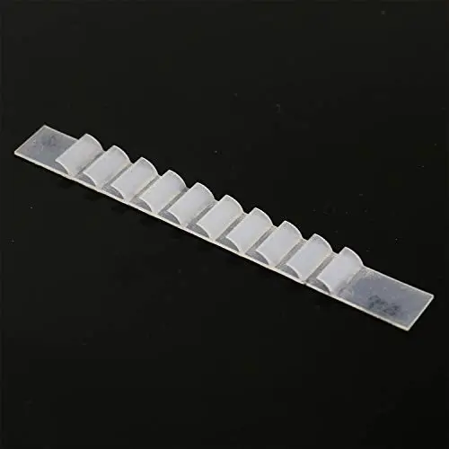 Pomeat 100PCS Clear Non-Slip Rubber Hanger Grips Hanger Strips Adhesive Backing, 3.3x0.0.4 Pomeat 100PCS Clear Non-Slip Rubber Hanger Grips Hanger Strips Adhesive Backing, 3.3x0.0.4