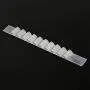 Pomeat 100PCS Clear Non-Slip Rubber Hanger Grips Hanger Strips Adhesive Backing, 3.3x0.0.4 Pomeat 100PCS Clear Non-Slip Rubber Hanger Grips Hanger Strips Adhesive Backing, 3.3x0.0.4