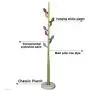 YJRDA Coat Rack, Hanger Floor Bedroom Solid Wood Clothes Shelf Student Living Room Assembled Jacket Rack