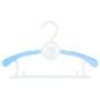Hangers Plastic Kids, No-Slip Space Saving Clothes Hangers for Babies Toddler Children Youth Perfectly Sized for Kids 0-12 Years - Blue,30PACK