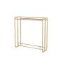 WZP Clothing Display Stand,Double-Sided Hanging Rod with Storage Board Clothing Display Stand,Household Coat Rack Hanger Bearing Strong/Golden / 120cm