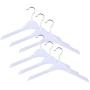 Yardwe 12pcs Non-Slip Coat Clothes Hangers Drying Laundry Hooks Closet Space Saving Oraganizer Racks