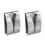 Flosky 2pcs Stainless Steel Self Adhesive Towel Holder Wall Mounted Hangers Bathroom Flosky 2pcs Stainless Steel Self Adhesive Towel Holder Wall Mounted Hangers Bathroom