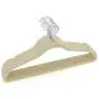 Jeronic 50 Pack Beige Velvet Hangers Clothes Hangers Velvet Hanger Clothing Hangers Clothes Hanger Suit Hanger Ultra Thin No Slip for Shirts, Suit Jeronic 50 Pack Beige Velvet Hangers Clothes Hangers Velvet Hanger Clothing Hangers Clothes Hanger Suit Hanger Ultra Thin No Slip for Shirts, Suit