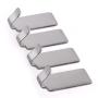 CYCTECH 10PCS Stainless Steel Hook Self Adhesive Hook Metal Hanger Holder for Shower Shaving Razor Plug keys Kitchen Utensils Towel Robe Loofah (10pcs)