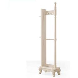 WAJI Coat Rack Bedroom Floor Hanger European Indoor Mobile Drying Clothes Rack