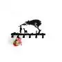 Wander Agio Sika Deer Pine Metal Wall Mounted Bag Hanger Coat Rack Clothing Hooks Black Wander Agio Sika Deer Pine Metal Wall Mounted Bag Hanger Coat Rack Clothing Hooks Black