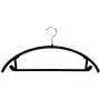 YOTHG Velvet Hangers, 10pcs Non Slip No Shoulder Bump Suit Hangers, 360 Degree Swivel Hook, Space Saving Clothes Hangers, Rounded Hangers for Coat,Sweater(Black) YOTHG Velvet Hangers, 10pcs Non Slip No Shoulder Bump Suit Hangers, 360 Degree Swivel Hook, Space Saving Clothes Hangers, Rounded Hangers for Coat,Sweater(Black)