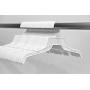 Hanger Monster 16" White Plastic Dress Hangers 60 Pack, Middle Heavy Weight,Model# 304