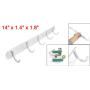 uxcell Aluminum Bathroom 5 Hanger Towel Coat Clothes Wall Mount Rack Hook