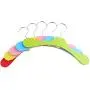 Xiton 3PCS Cartoon Animal Pattern Hanger Wooden Coat Hangers Space-Saving Clothes Hangers Non-Slip Clothes Hangers for Hanging Kids and Babys Coats Bags Toys