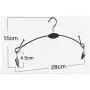 10pcs Stainless Steel Hangers Bra Pants Clothes Hangers Hook with Non Slip Clips for Shop Display 10pcs Stainless Steel Hangers Bra Pants Clothes Hangers Hook with Non Slip Clips for Shop Display