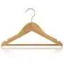 HANGERWORLD 12 Natural Beech 11.8inch Wooden Kids Baby Toddler Dress Pants Bar Coat Clothes Garment Hangers HANGERWORLD 12 Natural Beech 11.8inch Wooden Kids Baby Toddler Dress Pants Bar Coat Clothes Garment Hangers
