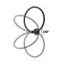 KES Towel Ring Matte Black Hand Towel Holder SUS 304 Stainless Steel Bathroom Round Ring Towel Hanger Wall Mount, A2180-BK KES Towel Ring Matte Black Hand Towel Holder SUS 304 Stainless Steel Bathroom Round Ring Towel Hanger Wall Mount, A2180-BK