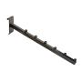EZ-Mannequins Black 6 Ball Waterfall Faceout for Gridwall - Pack of 6 - Sturdy 16 Inches Long, 5/8 Inch Square Tube Faceout Waterfall Display Bracket - Perfectly Fits All Grid Wall Panels