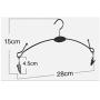 10PC Random Color 28cm Stainless Steel Hangers for Clothes Rack Metal Underwear Hanger Rack Underwear Bra Hanger Clip Decoration