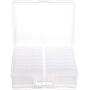 IRIS USA, Inc. KP-XLPHO 4" x 6" Photo and Embellishment Craft Keeper, Extra Large, Clear, 2 Count