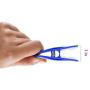 HIZGO Multi-Colors Plastic Clothespins, Multi-Purpose Hanger Clips for Home(90PCS)