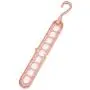 Nutteri 4 Pack Colorful Clothes Hangers,Nine-Hole Hangers,Space Save Closet Organize Plastic Hanger for Suit Pants Coat Skirt (Pink) Nutteri 4 Pack Colorful Clothes Hangers,Nine-Hole Hangers,Space Save Closet Organize Plastic Hanger for Suit Pants Coat Skirt (Pink)