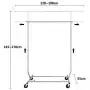 hlc Collapsible Clothing Rack Commercial Grade