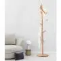 Y.H.Valuable Coat Racks Creative Coat Stand Modern Clothes Rack Wooden Floor Hanger Simple Hat Coat Rack Clothes Tree Office Bedroom Living Room Hall Entryway Entryway Furniture