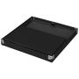 Samsill PNS02LSBK Pop n Store Decorative Storage Boxes With Lid - Collapsible and Stackable - Medium Square Boxes - Black - Interior Size (9.75