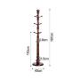 WZP Household Solid Wood Coat European Rack Floor Home Hangers Bedroom Hangers Fashion Hall Rack Clothes Rack Simple