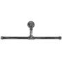 MyGift Industrial Antique Silver Metal Wall Mounted 20-Inch T-Bar Pipe Clothing Hanger Rack