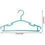 Non Slip Plastic Kids Plastic Coat Hangers Child Baby Clothes Stands Multi Color 10pcs Random Color