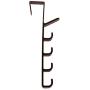 Multifunctional Door Hanger Hook Home Clothes Storage Holder Towel Hanging Rack - Coffee Qsbai